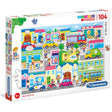Supercolor Series In The City Kids 104 Piece Jigsaw Puzzle by Clementoni - Clementoni - Jigsaw Puzzles - The Puzzle Center - 