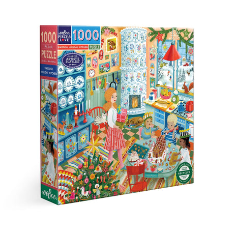 Swedish Holiday Kitchen 1000 Piece Jigsaw Puzzle | eeBoo - Jigsaw Puzzles - The Puzzle Center
