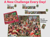 Tails of Christmas Advent Calendar 1000 Pieces | Vermont Christmas Co - Jigsaw Puzzles - The Puzzle Center