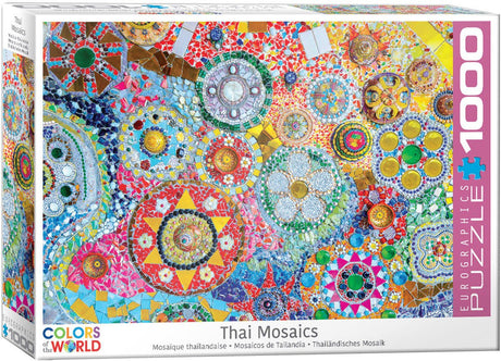 Thailand Mosaic 1000 Piece Jigsaw Puzzle | Eurographics - Eurographics - Jigsaw Puzzles - The Puzzle Center