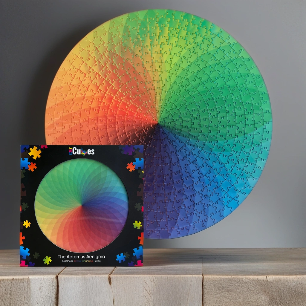 The Aeternus Aenigma 500 Piece Jigsaw Puzzle | CMY Cubes - Jigsaw Puzzles - The Puzzle Center