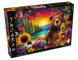 The Bear & The Bees 1000 Piece Jigsaw Puzzle | JaCaRou - Jigsaw Puzzles - The Puzzle Center