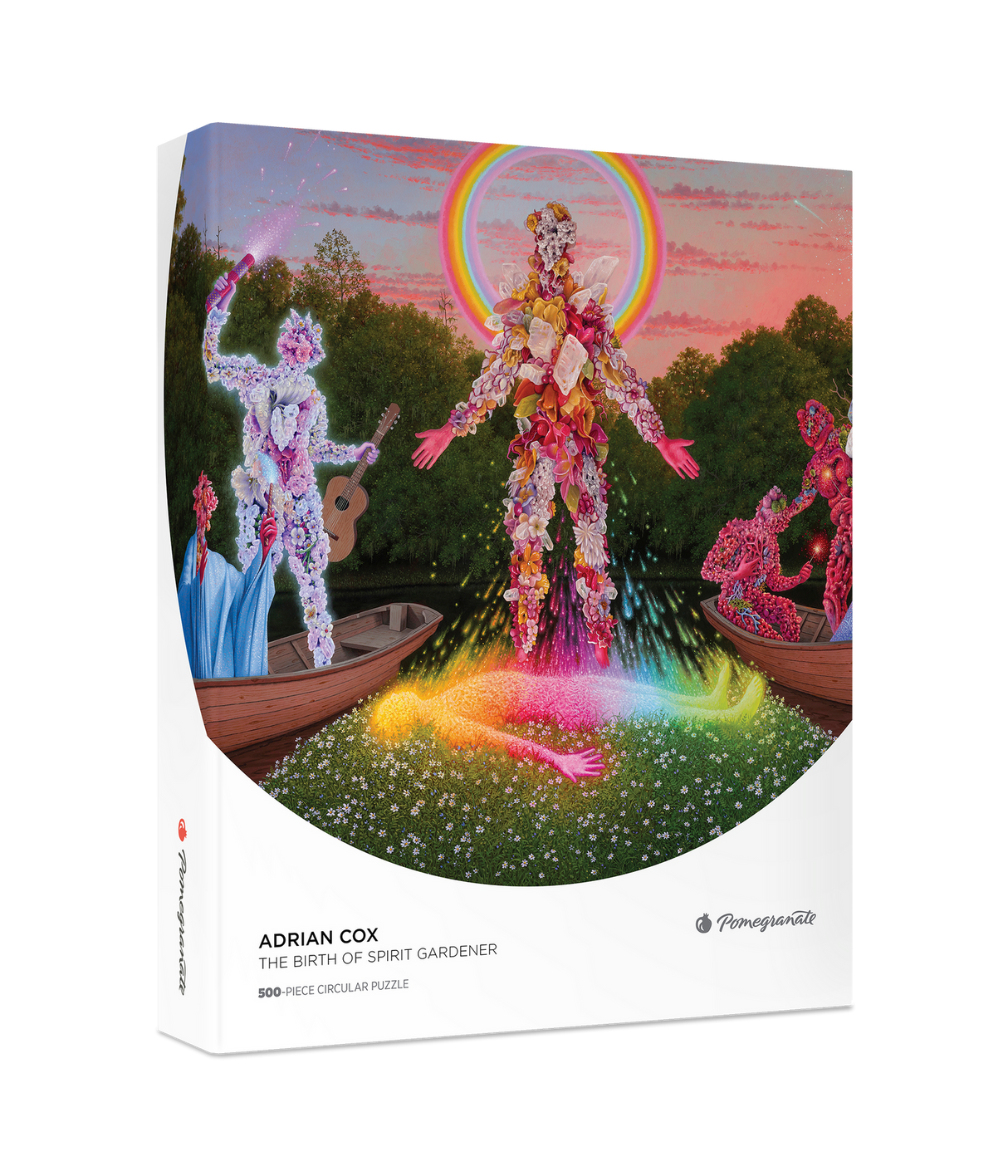 The Birth of Spirit Gardener 500 Piece Circular Jigsaw Puzzle | Pomegranate - Jigsaw Puzzles - The Puzzle Center