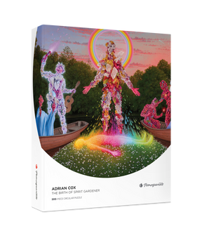The Birth of Spirit Gardener 500 Piece Circular Jigsaw Puzzle | Pomegranate - Jigsaw Puzzles - The Puzzle Center
