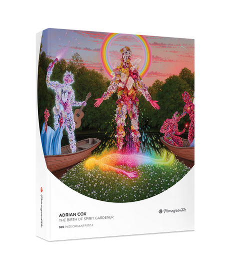 The Birth of Spirit Gardener 500 Piece Circular Jigsaw Puzzle | Pomegranate - Jigsaw Puzzles - The Puzzle Center