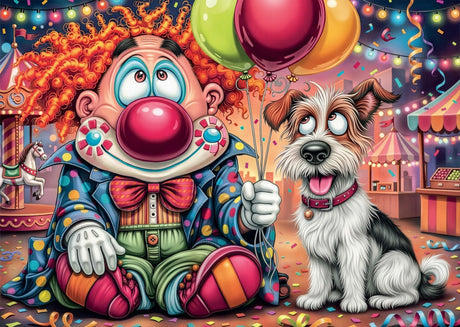 The Gentle Clown 1000 Piece Jigsaw Puzzle | Delfy - Jigsaw Puzzles - The Puzzle Center