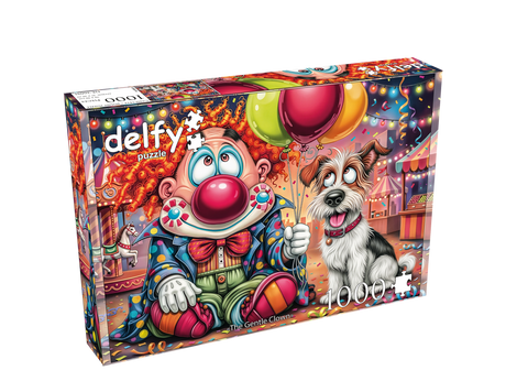 The Gentle Clown 1000 Piece Jigsaw Puzzle | Delfy - Jigsaw Puzzles - The Puzzle Center
