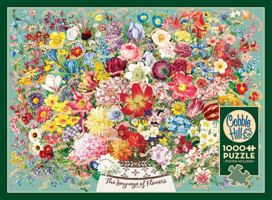 The Language of Flowers 1000 Piece Jigsaw Puzzle | Cobble Hill - Jigsaw Puzzles - The Puzzle Center