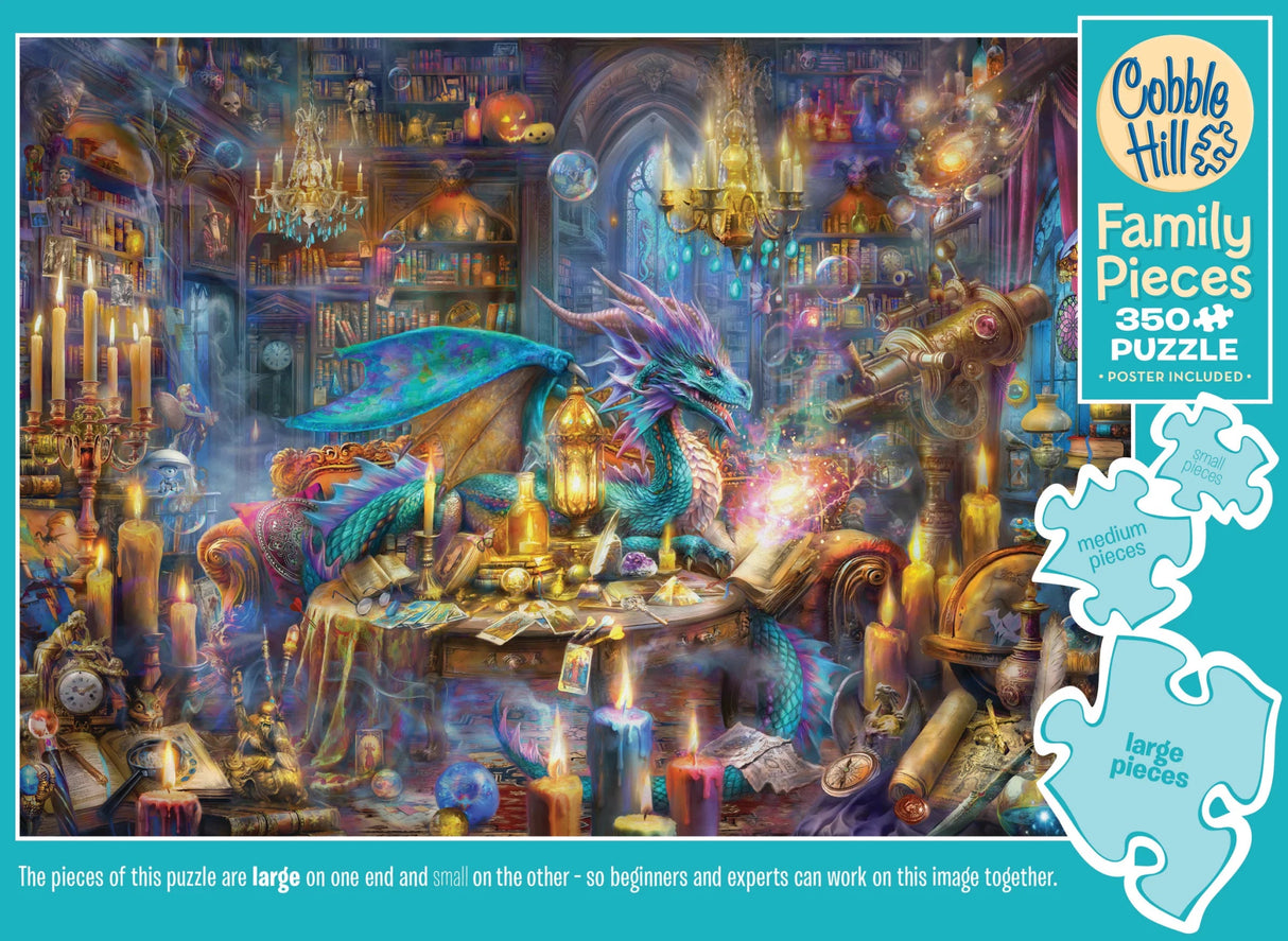 The Library Keeper (Family) 350 Piece Family Puzzle | Cobble Hill Puzzles - Jigsaw Puzzles - The Puzzle Center