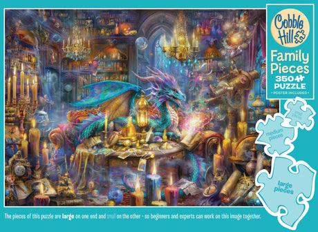 The Library Keeper (Family) 350 Piece Family Puzzle | Cobble Hill Puzzles - Jigsaw Puzzles - The Puzzle Center