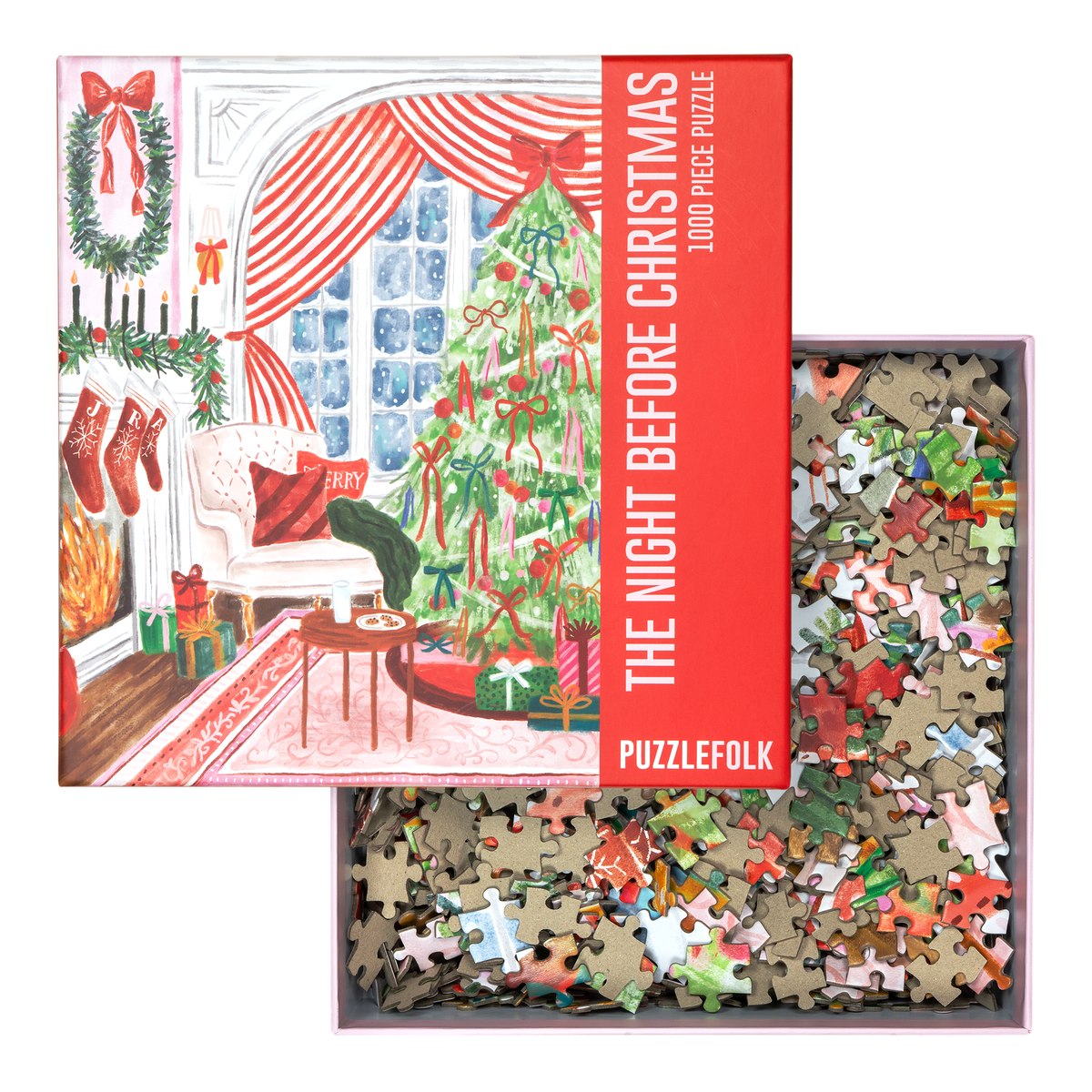 The Night Before Christmas 1000 Piece Jigsaw Puzzle | Puzzlefolk - Jigsaw Puzzle - The Puzzle Center