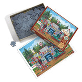 The Ol' Roadside Garage Easy Handling 275 Piece Jigsaw Puzzle | Cobble Hill - Jigsaw Puzzles - The Puzzle Center