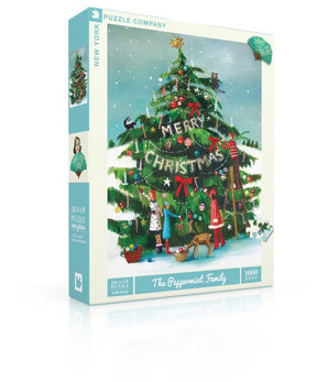 The Peppermint Family 1000 Piece Jigsaw Puzzle | New York Puzzle Company - Jigsaw Puzzles - The Puzzle Center
