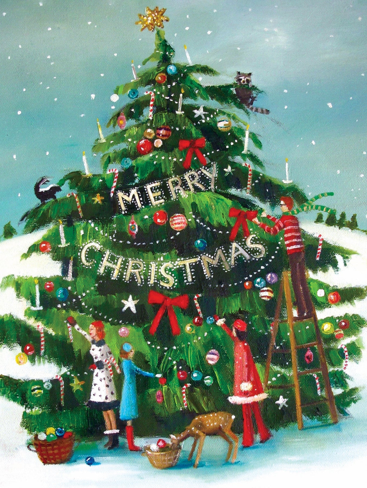 The Peppermint Family 1000 Piece Jigsaw Puzzle | New York Puzzle Company - Jigsaw Puzzles - The Puzzle Center