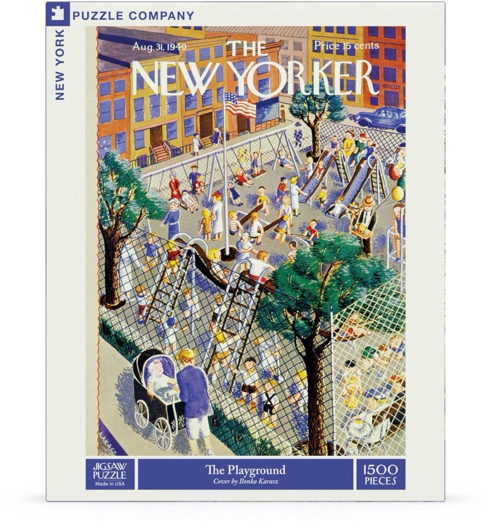 The Playground 1500 Piece Jigsaw Puzzle | New York Puzzle Company - Jigsaw Puzzles - The Puzzle Center