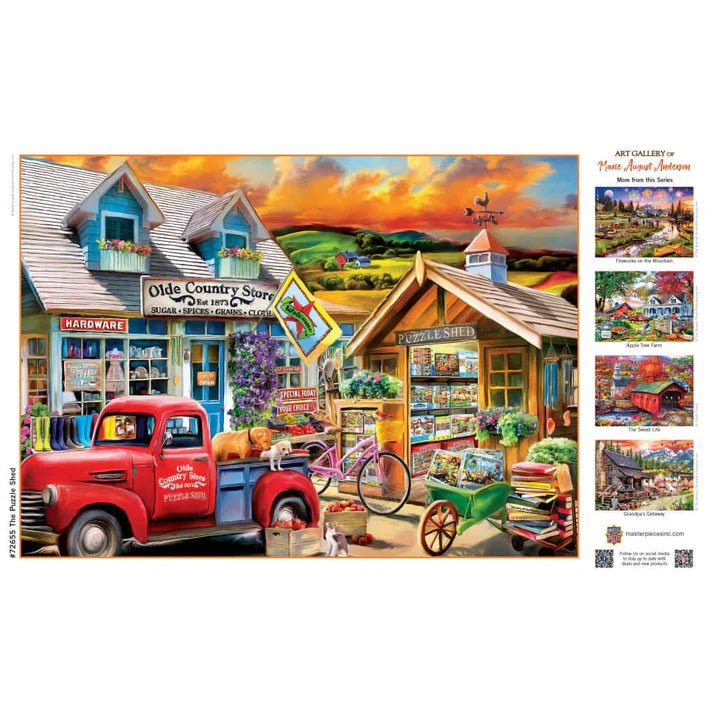 The Puzzle Shed 1000 Piece Jigsaw Puzzle | Masterpieces - Jigsaw Puzzles - The Puzzle Center