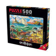 The Seashore View 500 Piece Jigsaw Puzzle | Anatolian - Jigsaw Puzzles - The Puzzle Center