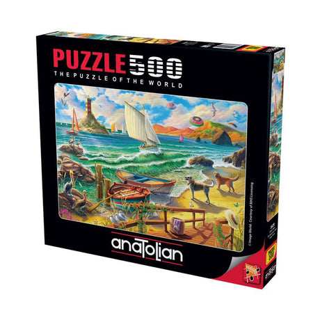 The Seashore View 500 Piece Jigsaw Puzzle | Anatolian - Jigsaw Puzzles - The Puzzle Center