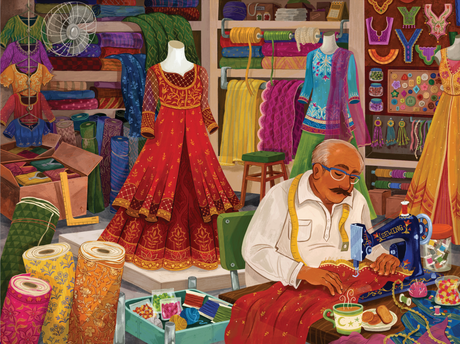 The Tailor's Shop 1000 Piece Jigsaw Puzzle | Laila Luxury Puzzles - Jigsaw Puzzles - The Puzzle Center