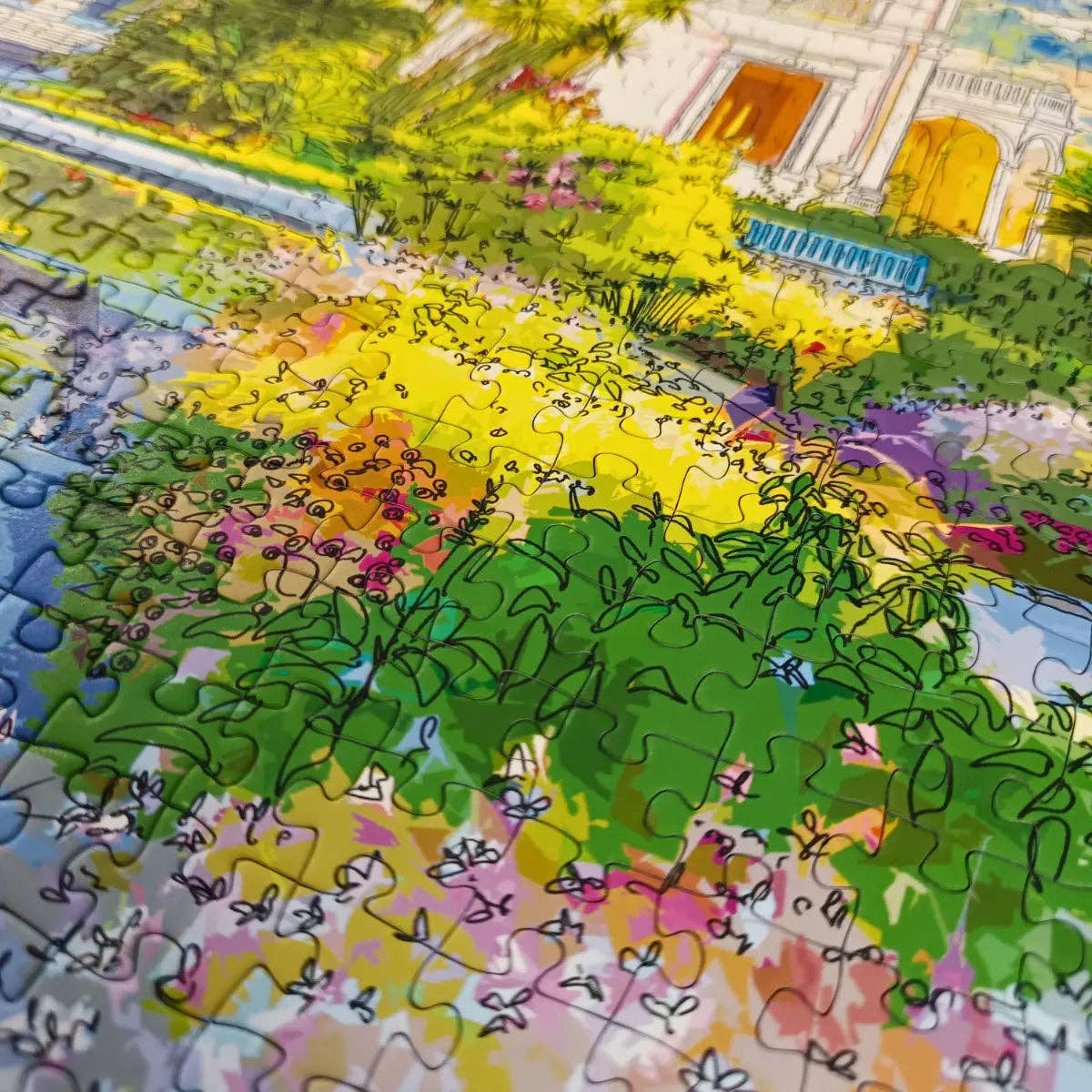 The Villa Ephrussi de Rothschild 1000 Piece Jigsaw Puzzle | Aparté - Jigsaw Puzzles - The Puzzle Center