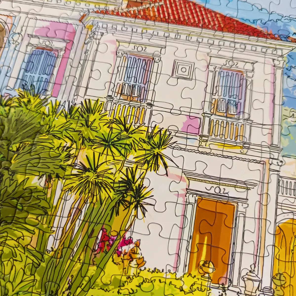 The Villa Ephrussi de Rothschild 1000 Piece Jigsaw Puzzle | Aparté - Jigsaw Puzzles - The Puzzle Center