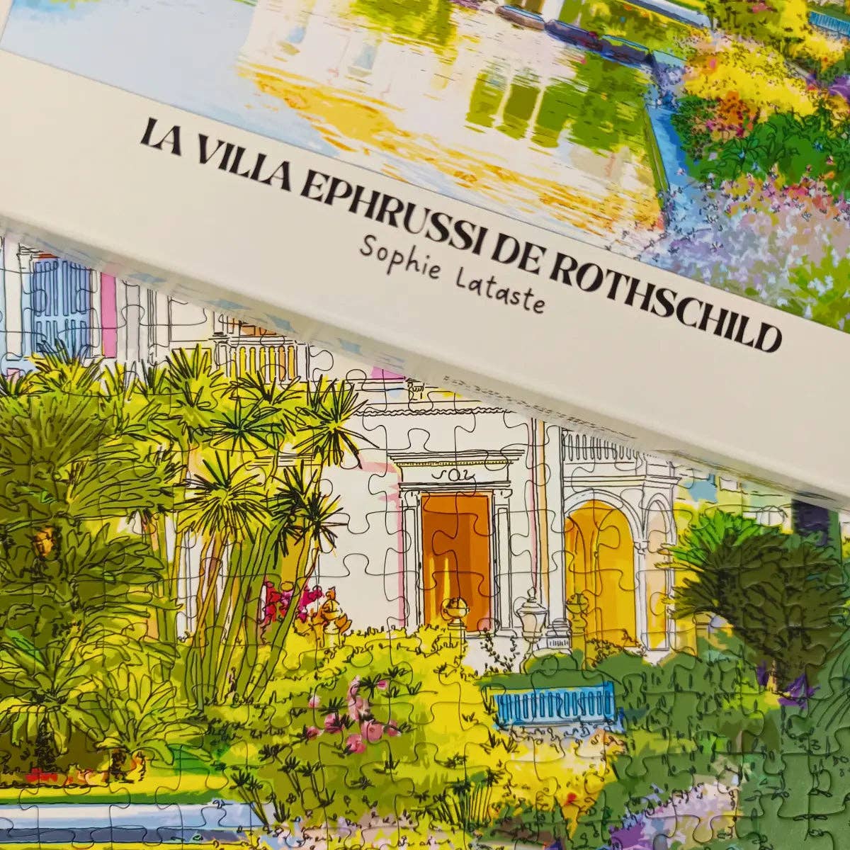 The Villa Ephrussi de Rothschild 1000 Piece Jigsaw Puzzle | Aparté - Jigsaw Puzzles - The Puzzle Center