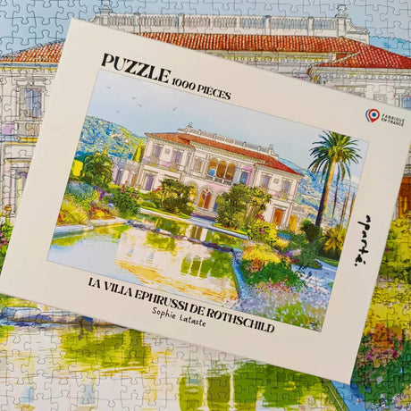 The Villa Ephrussi de Rothschild 1000 Piece Jigsaw Puzzle | Aparté - Jigsaw Puzzles - The Puzzle Center