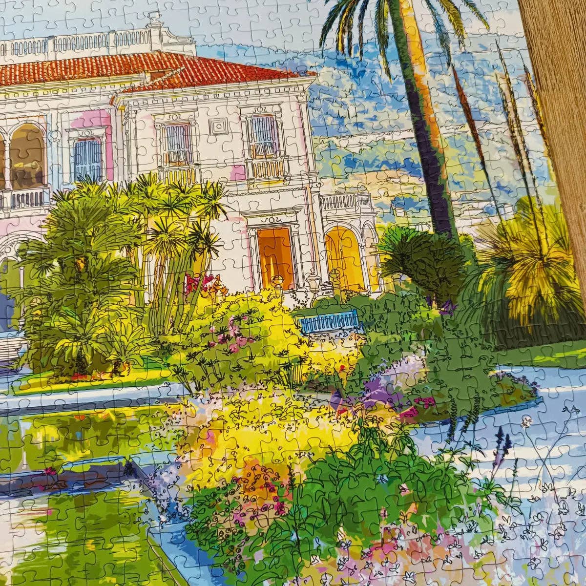 The Villa Ephrussi de Rothschild 1000 Piece Jigsaw Puzzle | Aparté - Jigsaw Puzzles - The Puzzle Center