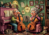 Timeless Music Duo 1000 Piece Jigsaw Puzzle | Delfy - Jigsaw Puzzles - The Puzzle Center