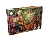 Timeless Music Duo 1000 Piece Jigsaw Puzzle | Delfy - Jigsaw Puzzles - The Puzzle Center