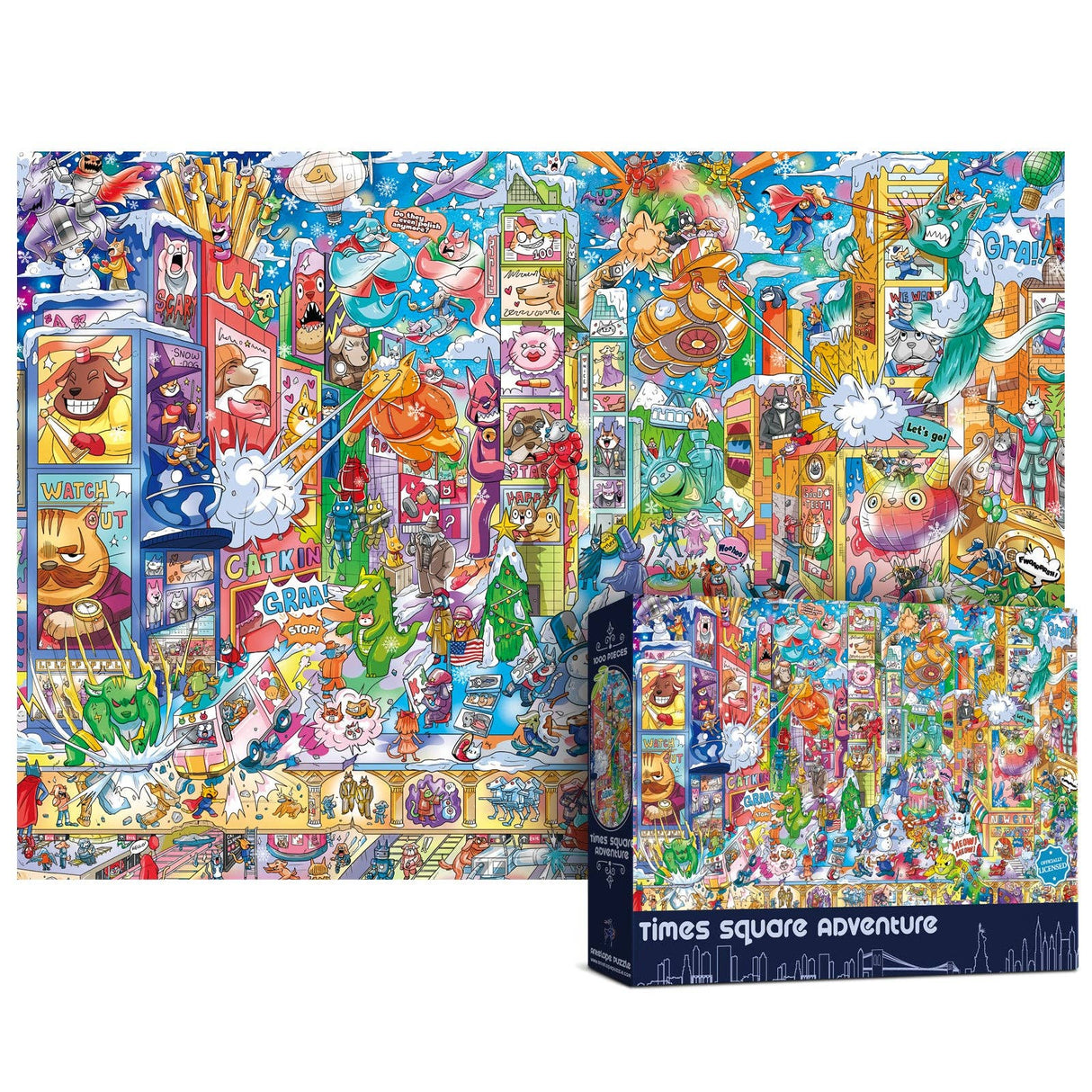 Times Square Adventure 1000 Piece Jigsaw Puzzle | Antelope - Jigsaw Puzzles - The Puzzle Center