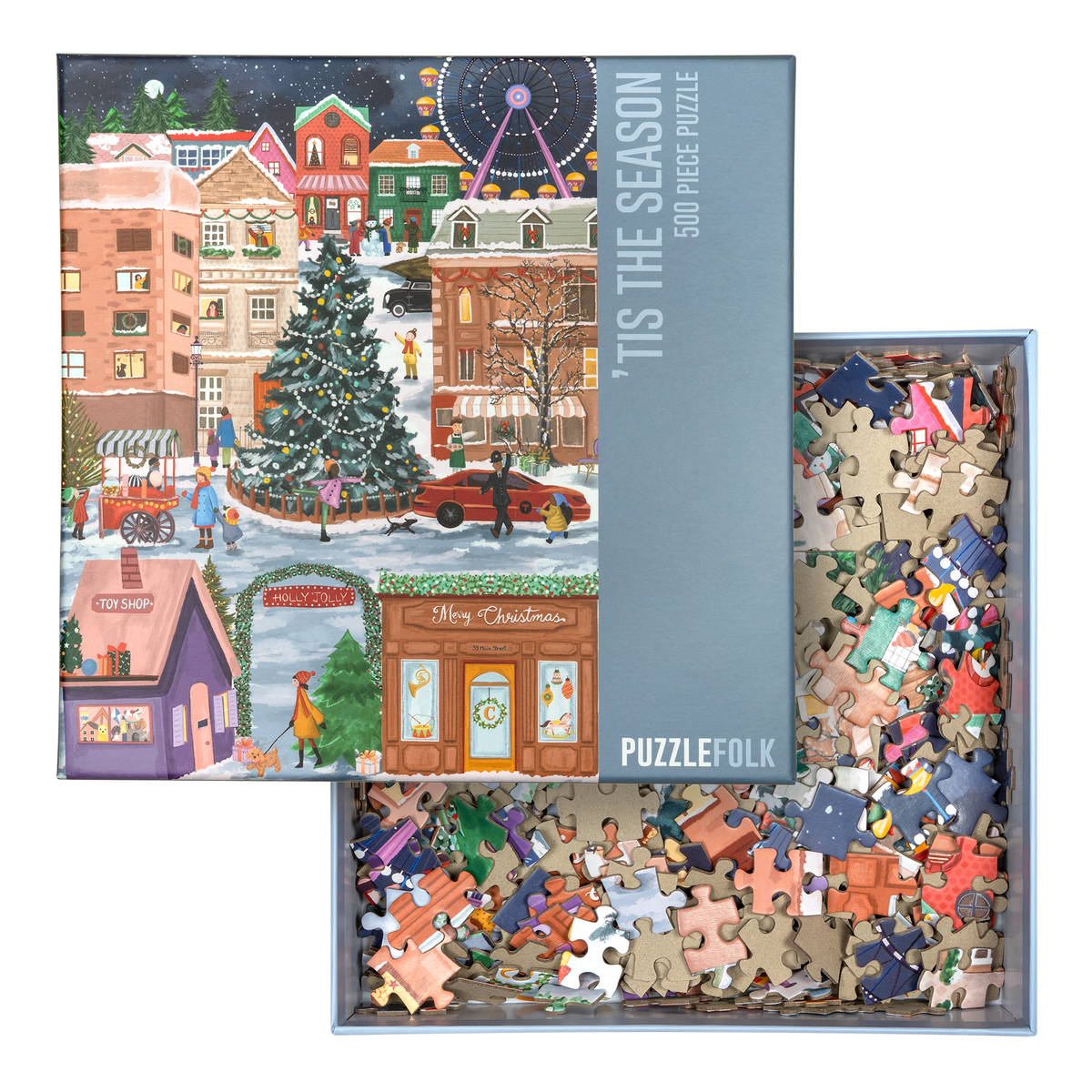 Tis the Season 500 Piece Jigsaw Puzzle | Puzzlefolk - Jigsaw Puzzle - The Puzzle Center