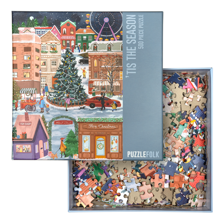 Tis the Season 500 Piece Jigsaw Puzzle | Puzzlefolk - Jigsaw Puzzle - The Puzzle Center