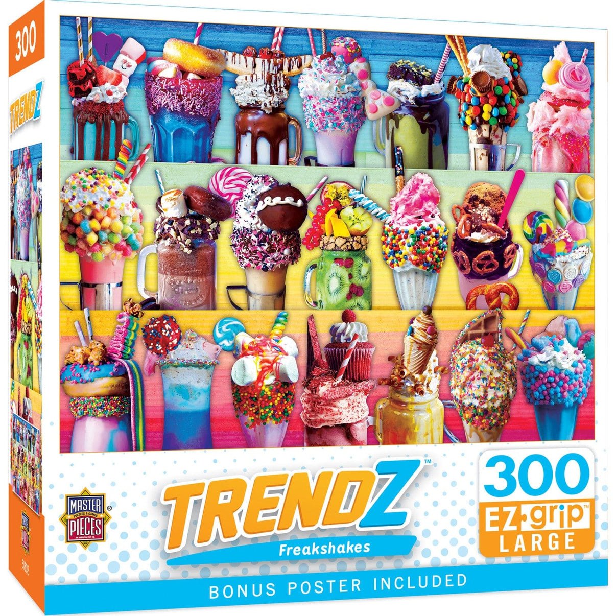 Trendz Freakshakes 300 Piece EZ Grip Jigsaw Puzzle | Masterpieces - Jigsaw Puzzles - The Puzzle Center