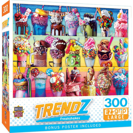 Trendz Freakshakes 300 Piece EZ Grip Jigsaw Puzzle | Masterpieces - Jigsaw Puzzles - The Puzzle Center