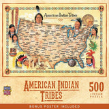Tribal Spirit American Indian Tribes 500 Piece Jigsaw Puzzle | Masterpieces - Jigsaw Puzzles - The Puzzle Center