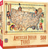 Tribal Spirit American Indian Tribes 500 Piece Jigsaw Puzzle | Masterpieces - Jigsaw Puzzles - The Puzzle Center