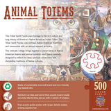 Tribal Spirit Animal Totems 500 Piece Jigsaw Puzzle | Masterpieces - Jigsaw Puzzles - The Puzzle Center
