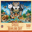 Tribal Spirit Circle of the Howling Sky 500 Piece Jigsaw Puzzle | Masterpieces - Jigsaw Puzzles - The Puzzle Center