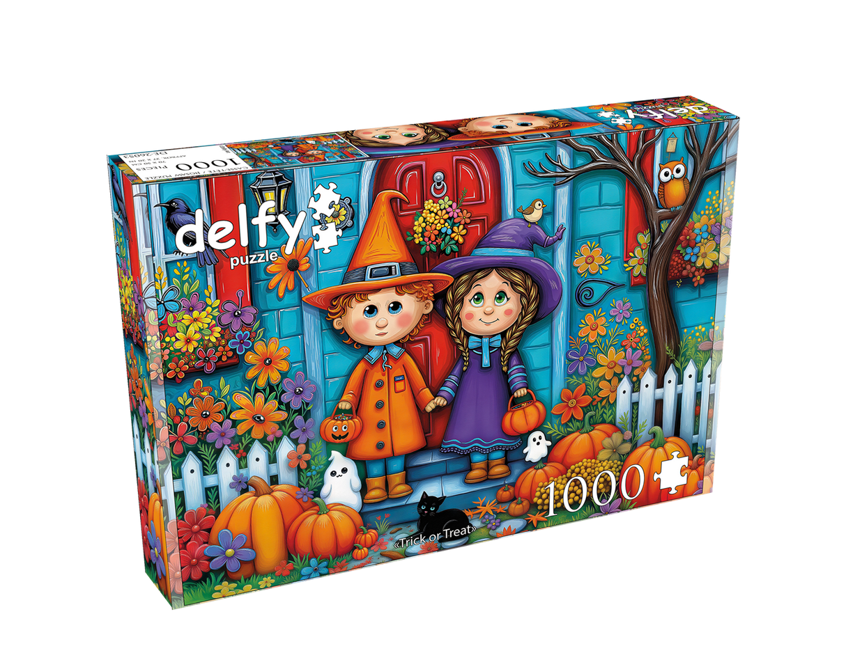 Trick Or Treat 1000 Piece Jigsaw Puzzle | Delfy - Jigsaw Puzzles - The Puzzle Center