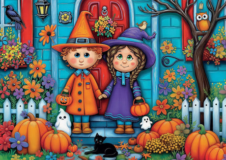 Trick Or Treat 1000 Piece Jigsaw Puzzle | Delfy - Jigsaw Puzzles - The Puzzle Center