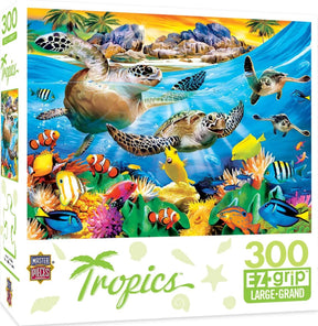 Tropics Breaking Waves 300 Piece EZ Grip Jigsaw Puzzle | Masterpieces - Jigsaw Puzzles - The Puzzle Center