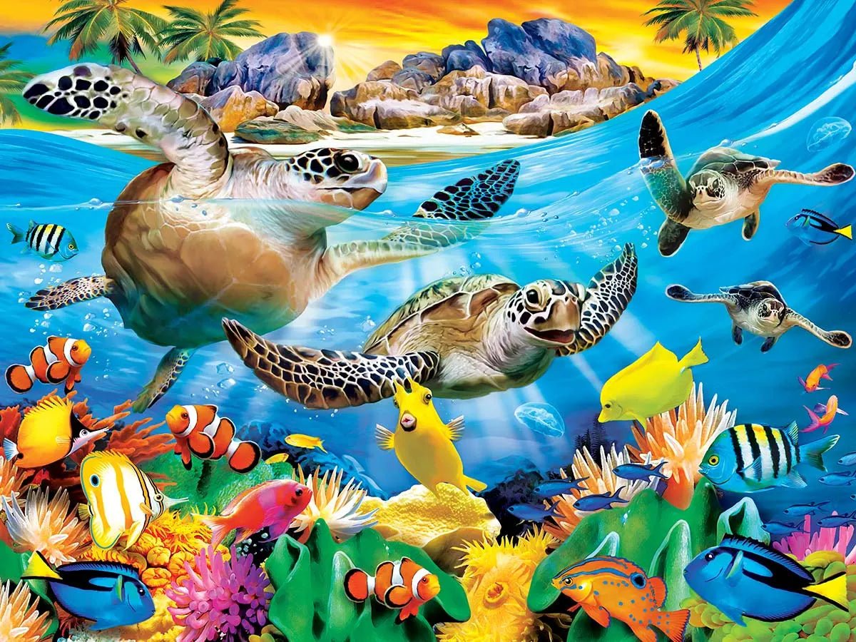 Tropics Breaking Waves 300 Piece EZ Grip Jigsaw Puzzle | Masterpieces - Jigsaw Puzzles - The Puzzle Center