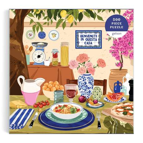 Tuscan Afternoon 500 Piece Jigsaw Puzzle | Galison - Jigsaw Puzzles - The Puzzle Center