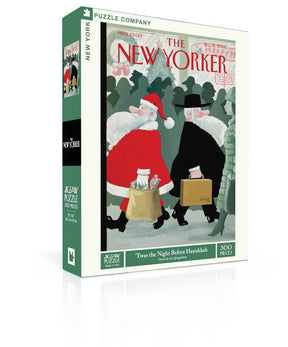 Twas the Night Before Hanukkah 300 Piece Jigsaw Puzzle | New York Puzzle Company - Jigsaw Puzzles - The Puzzle Center