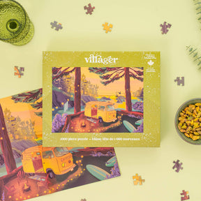Twilight Campsite 1000 Piece Jigsaw Puzzle | Villager Puzzles - Jigsaw Puzzles - The Puzzle Center