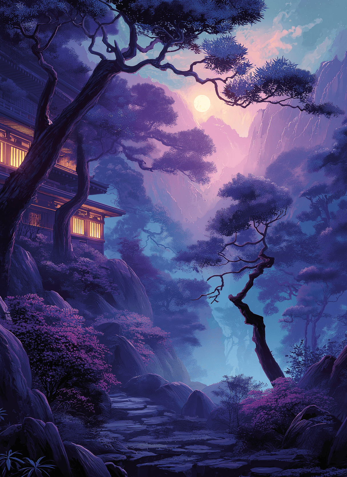 Twilight In Violet 1000 Piece Jigsaw Puzzle | Final Piece Puzzles - Jigsaw Puzzles - The Puzzle Center