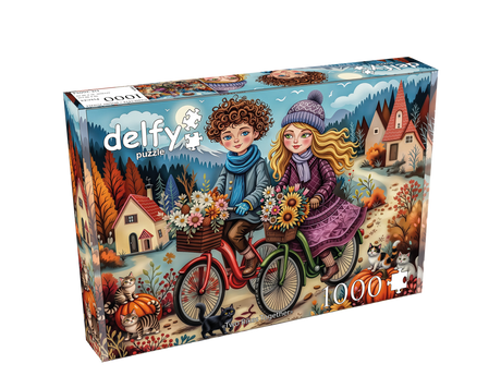 Two Bikes Together 1000 Piece Jigsaw Puzzle | Delfy - Jigsaw Puzzles - The Puzzle Center