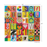 Typeface Collage 1000 Piece Jigsaw Puzzle | WerkShoppe - Jigsaw Puzzles - The Puzzle Center