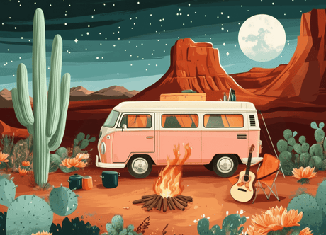 Under Desert Skies 1000 Piece Jigsaw Puzzle | Snappy Puzzles - Jigsaw Puzzles - The Puzzle Center